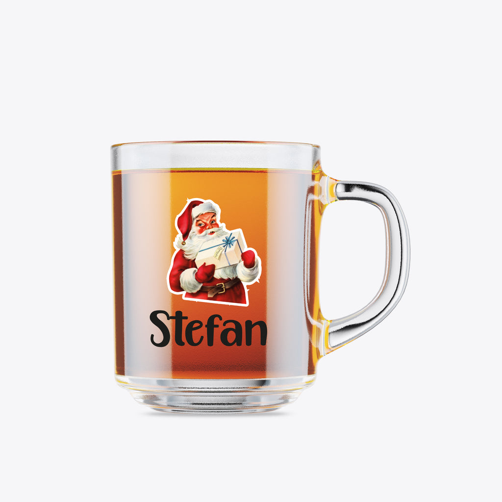 Personalised Christmas mug with Santa