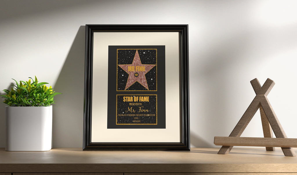 Star of Fame Print